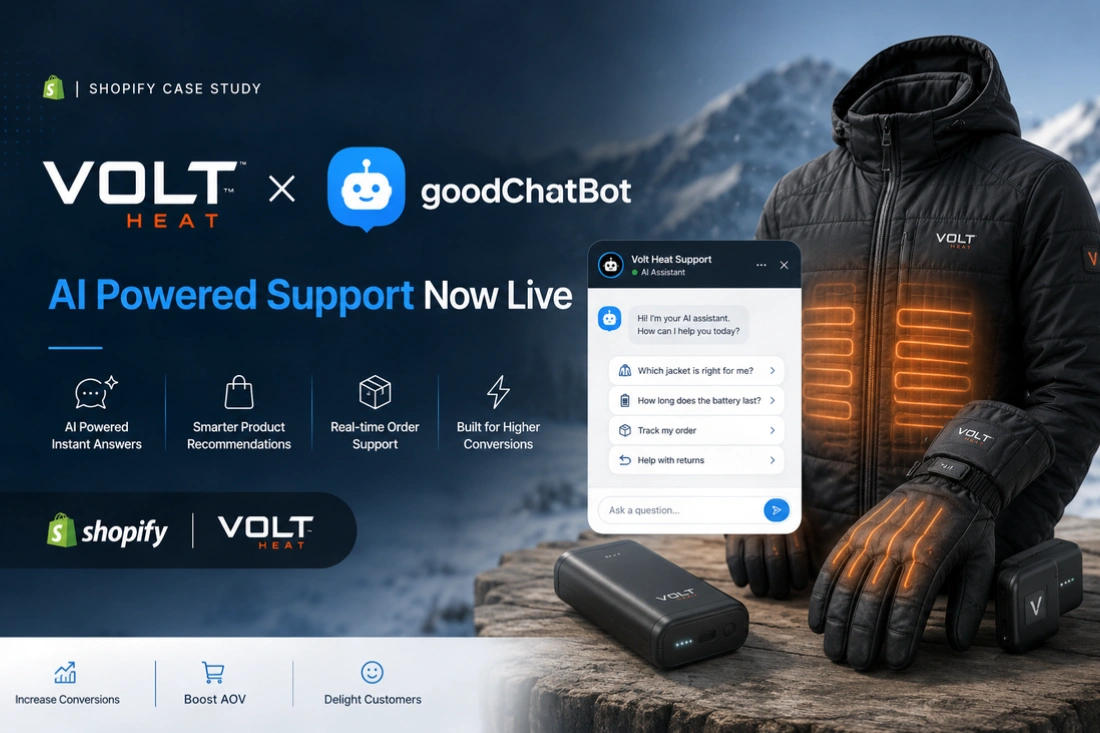 Volt Heat x goodChatBot: AI Powered Support Now Live