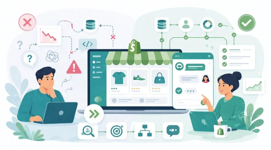 Why 80% AI projects fail and how can we avoid this failure while creating an AI chatbot for a Shopify store