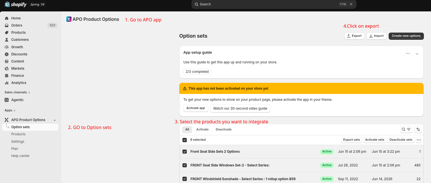 goodChatBot admin dashboard screenshot