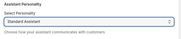 goodChatBot admin dashboard screenshot