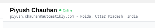 goodChatBot admin dashboard screenshot