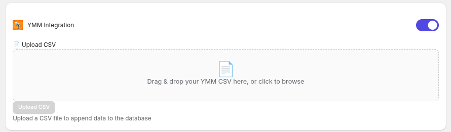 goodChatBot admin dashboard screenshot